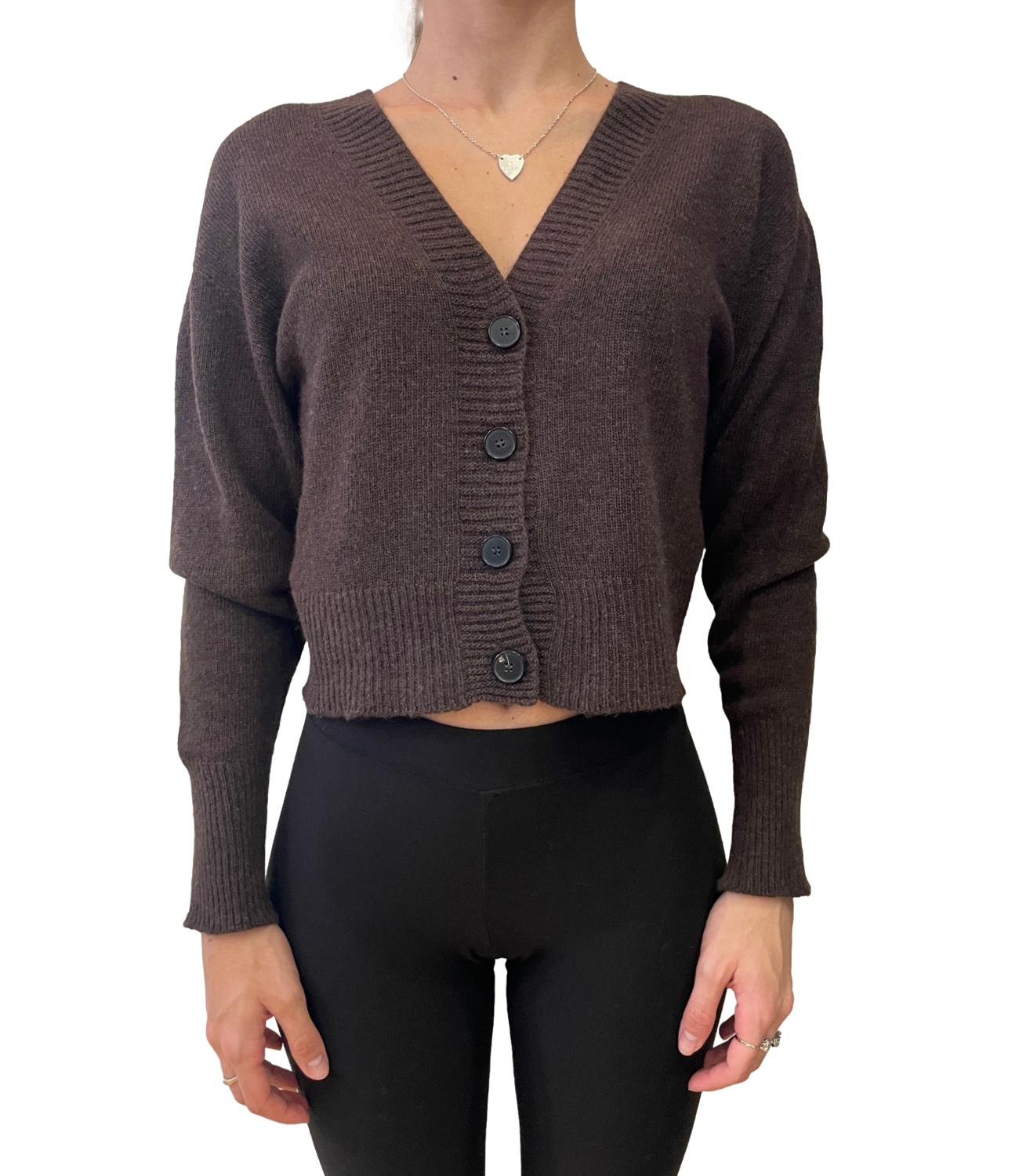 Motel Maglia Cut-out Nera Donna
