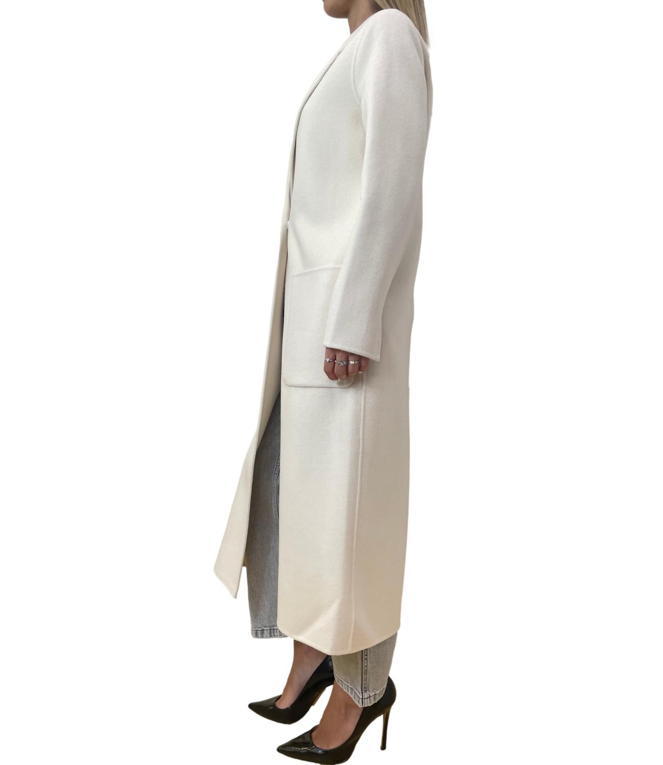 Vicolo Cappotto Bianco Donna