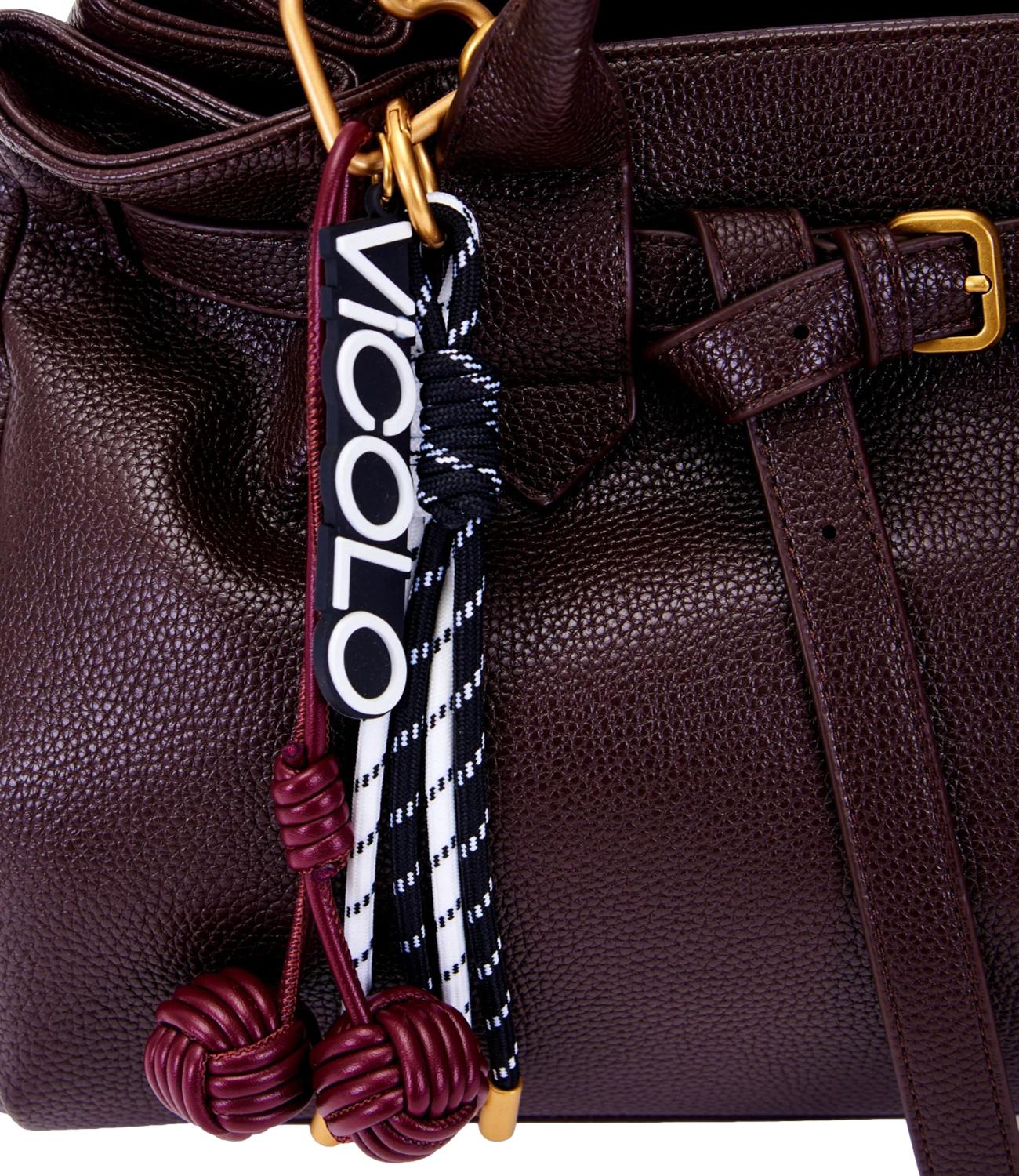 Vicolo Portachiavi Bordeaux Donna