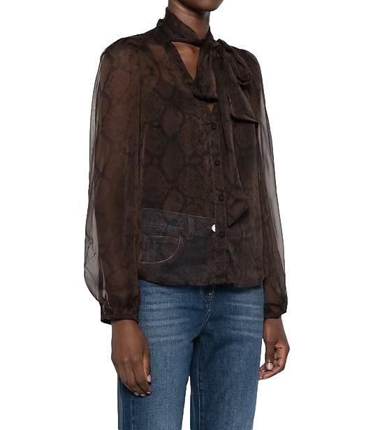 Actitude Twinset Camicia St.pitone da Donna