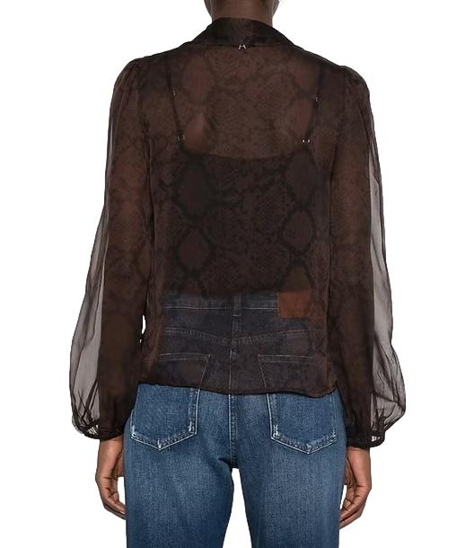 Actitude Twinset Camicia St.pitone da Donna