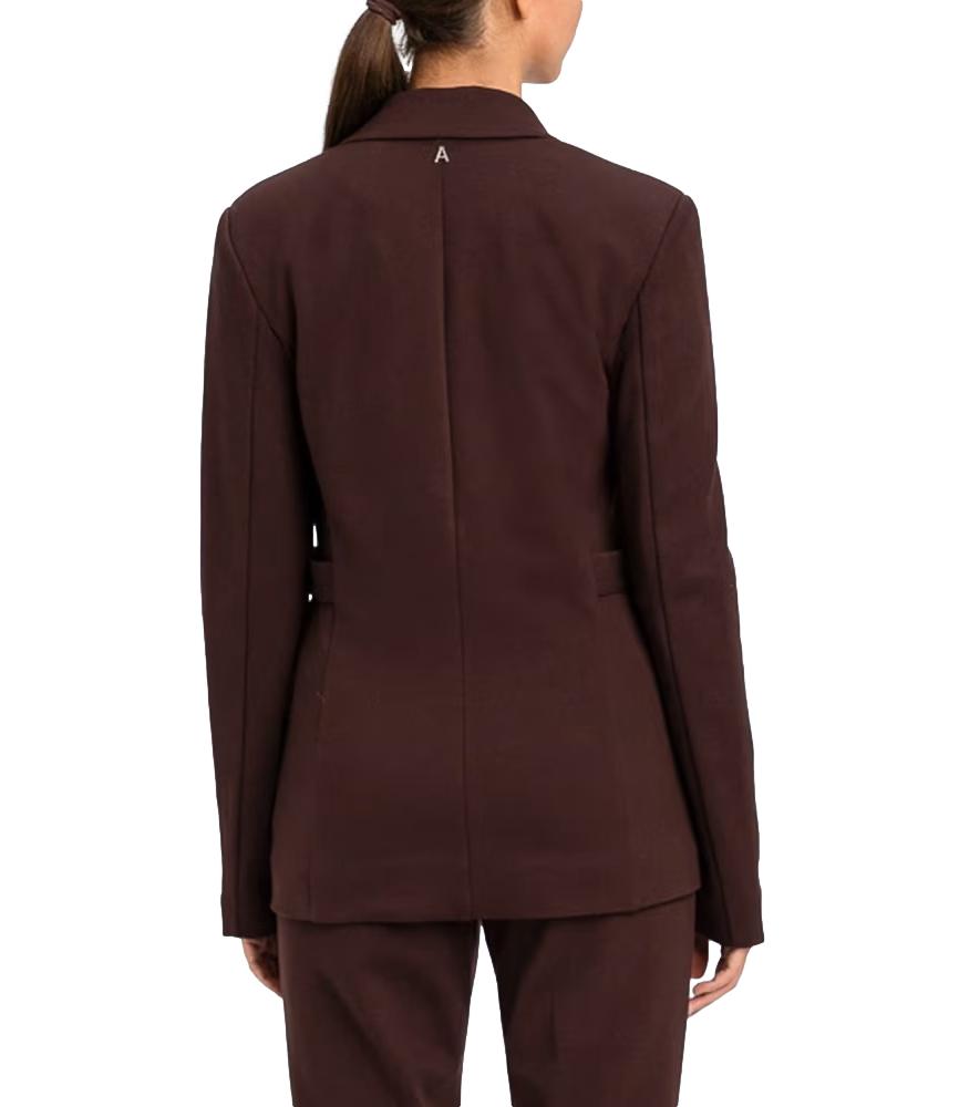 Actitude Twinset Giacca Chocolate Plum da Donna