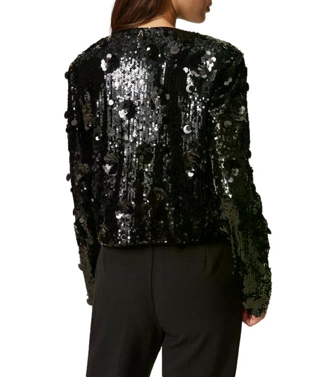 Actitude Twinset Giacca Nero da Donna