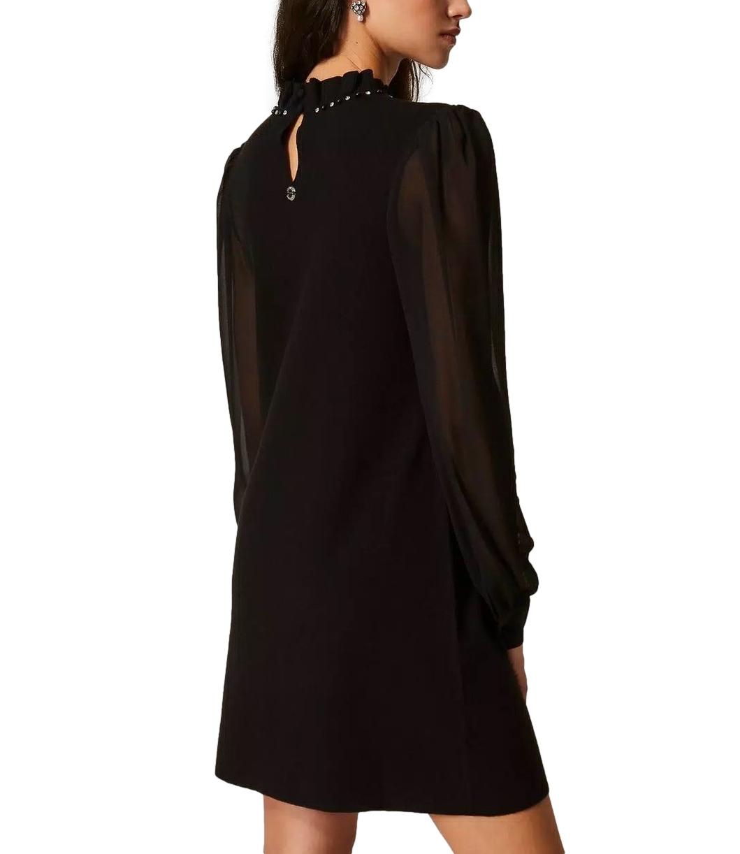 Actitude Twinset Abito Nero da Donna