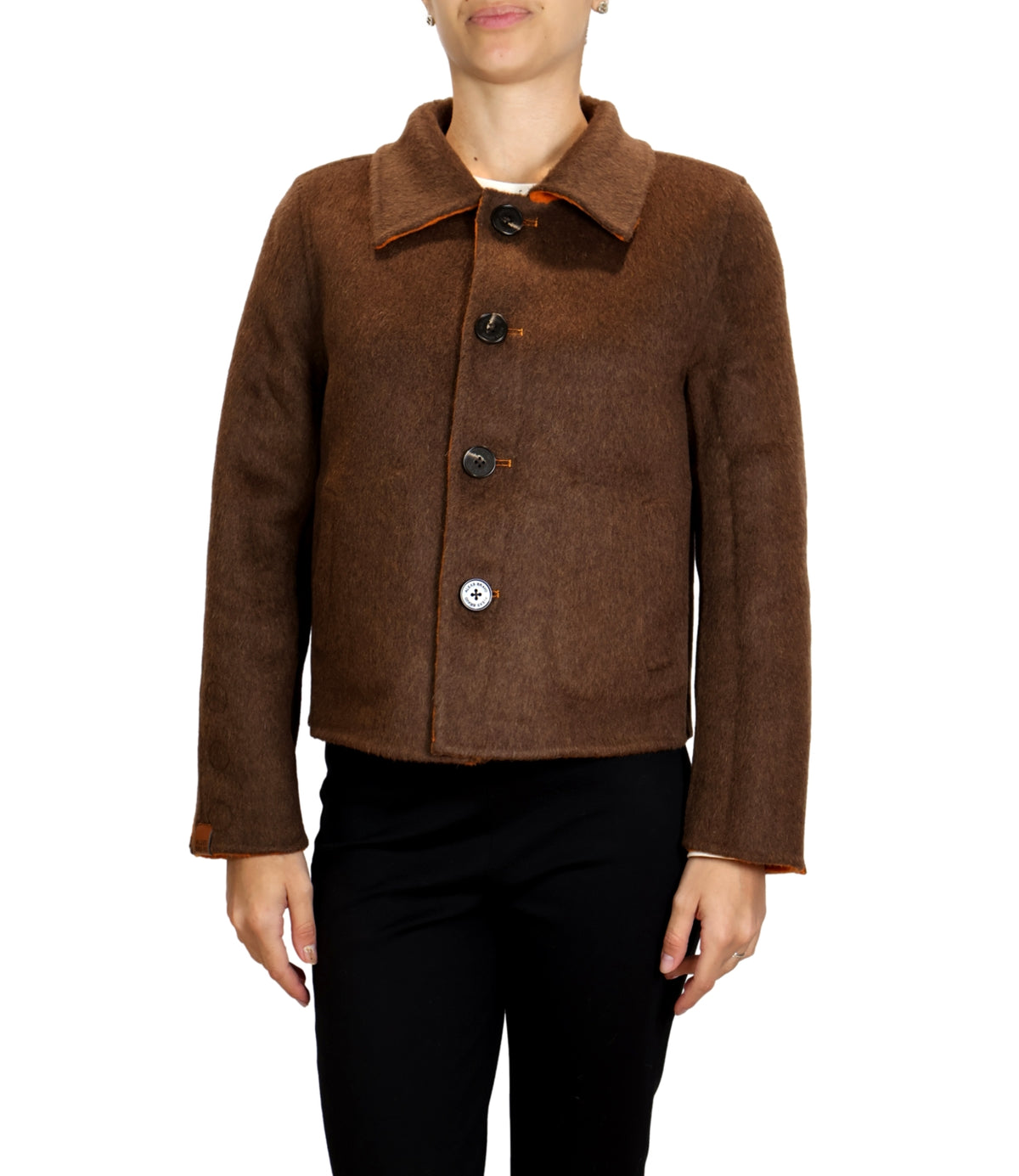 Alexs Bravo Giacca Orange/chocolate da Donna