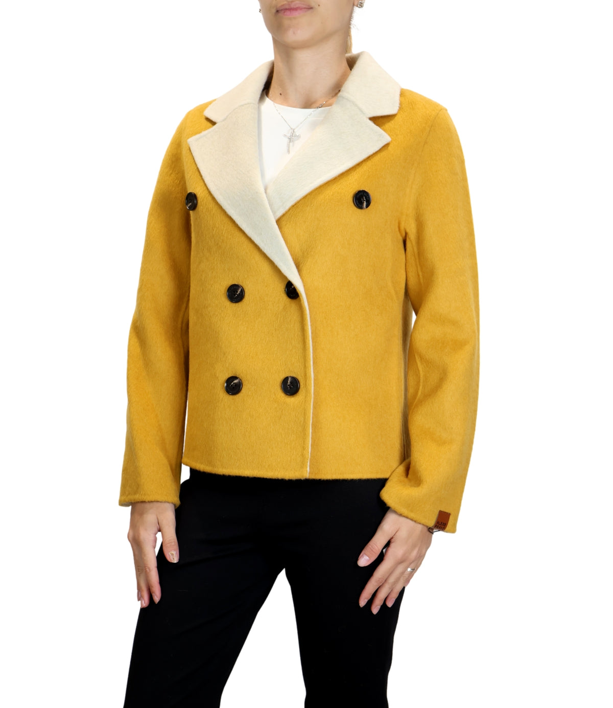 Alexs Bravo Blazer Yellow/beige da Donna