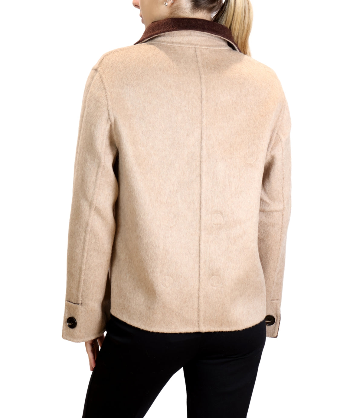 Alexs Bravo Blazer Chocolate/cream da Donna