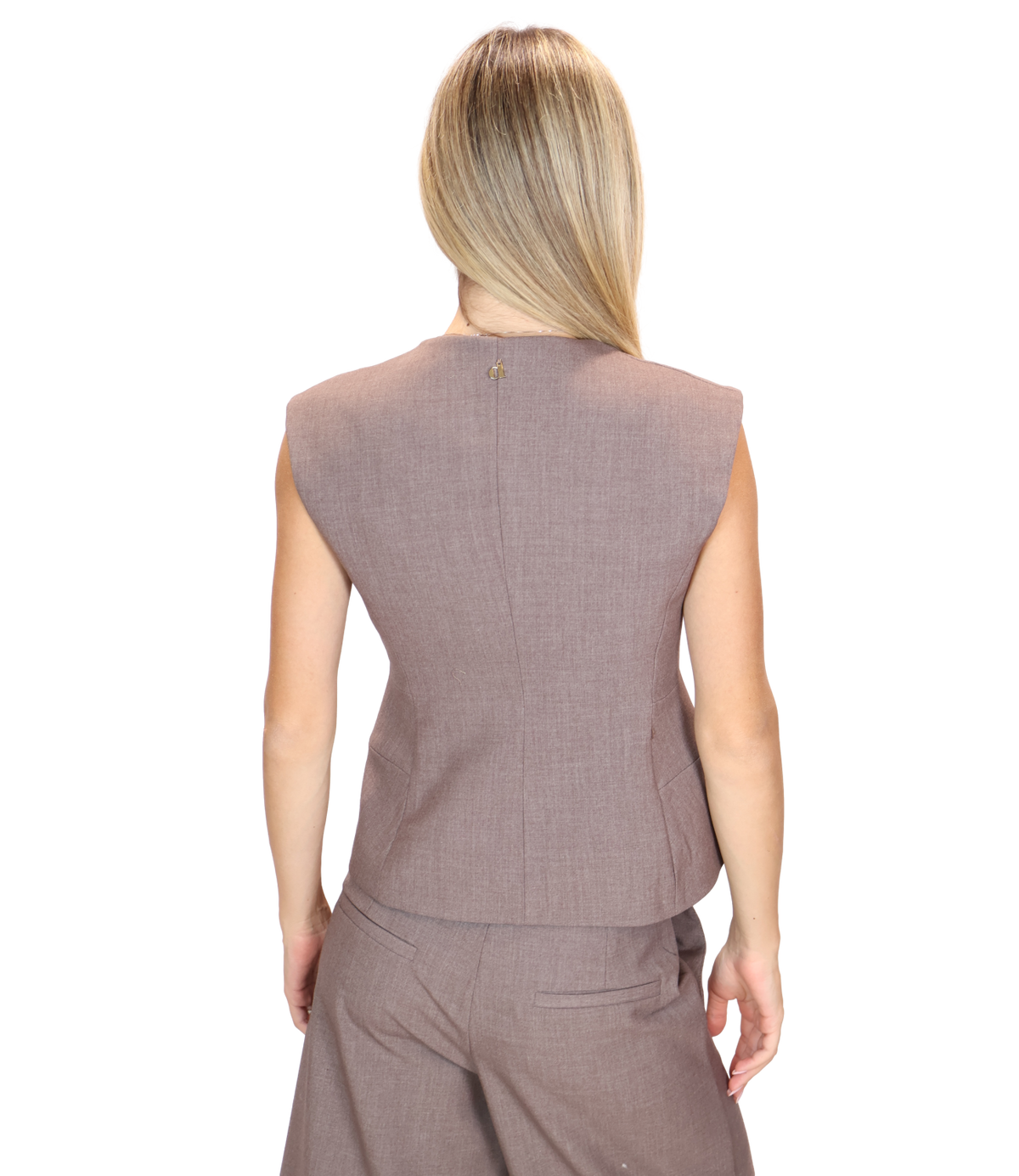Dixie Gilet Nocciola da Donna
