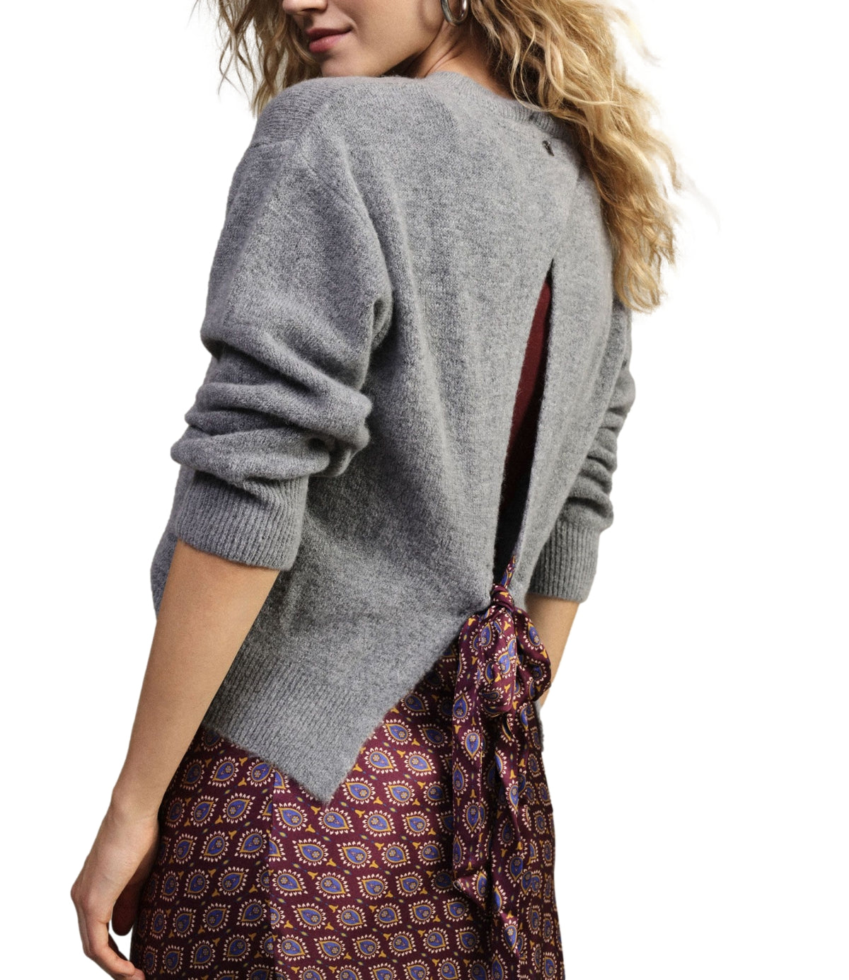 Dixie Maglia Grigio da Donna