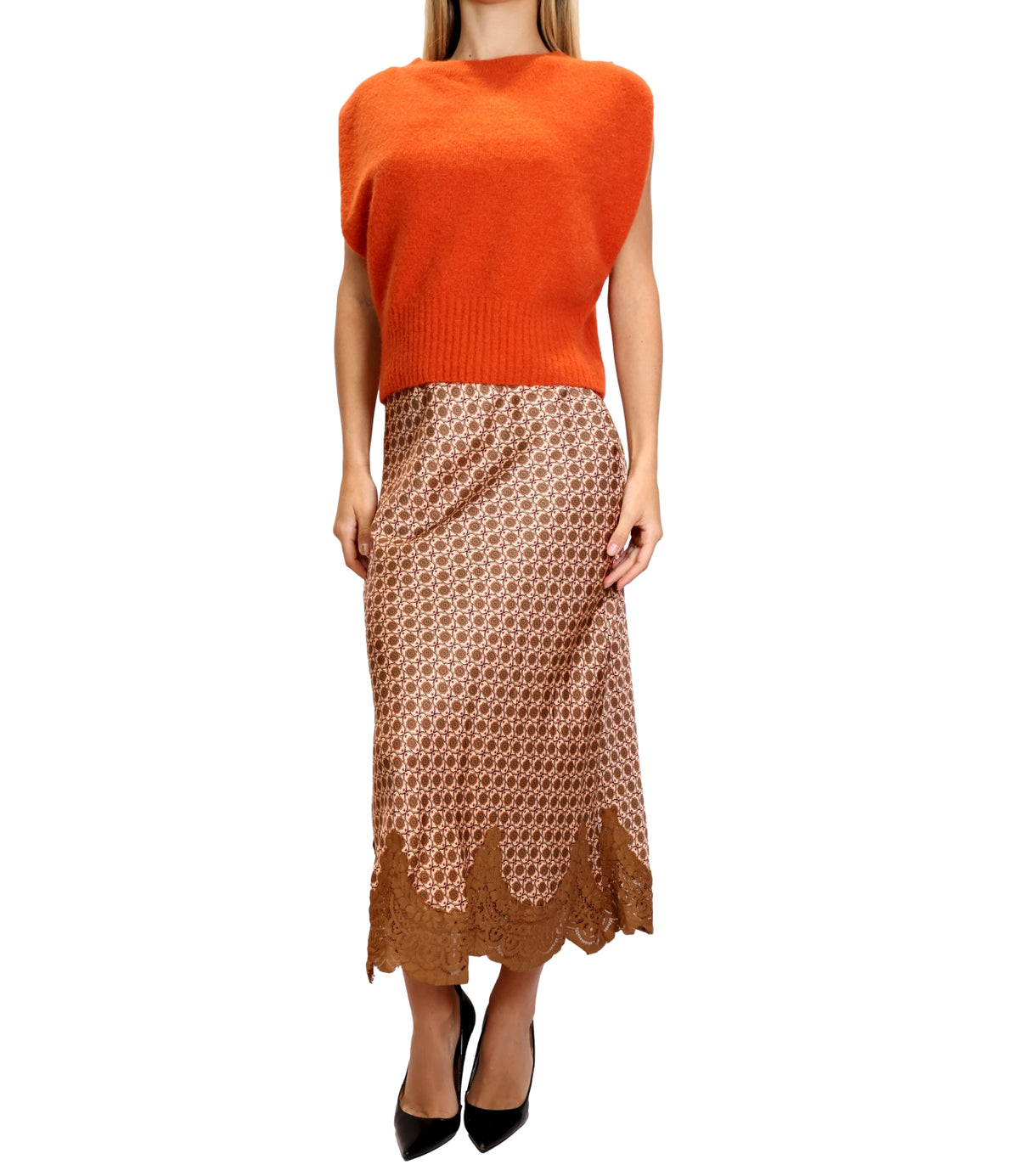 Dixie Maglia Ruggine da Donna