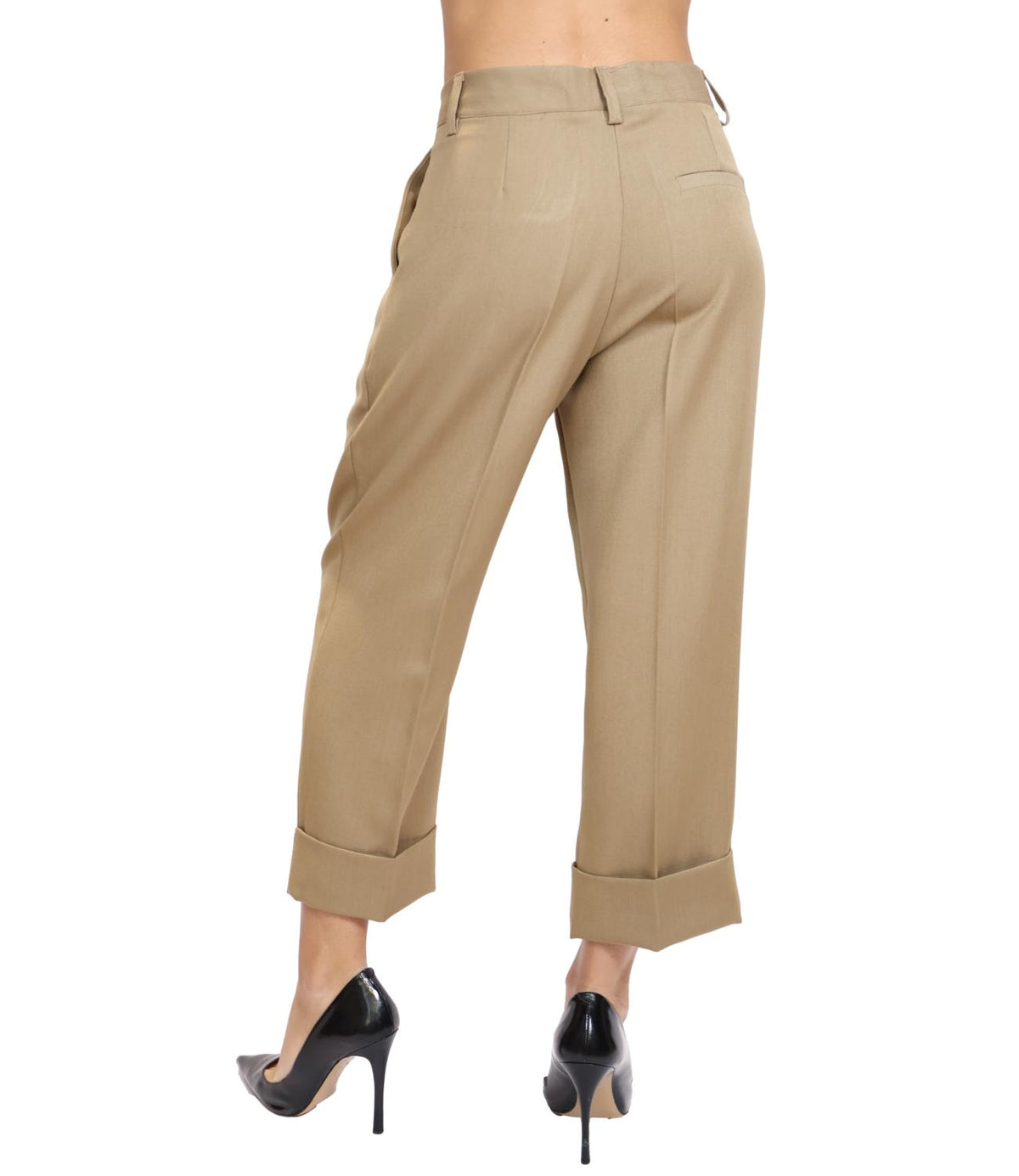 Dixie Pantalone Cammello da Donna