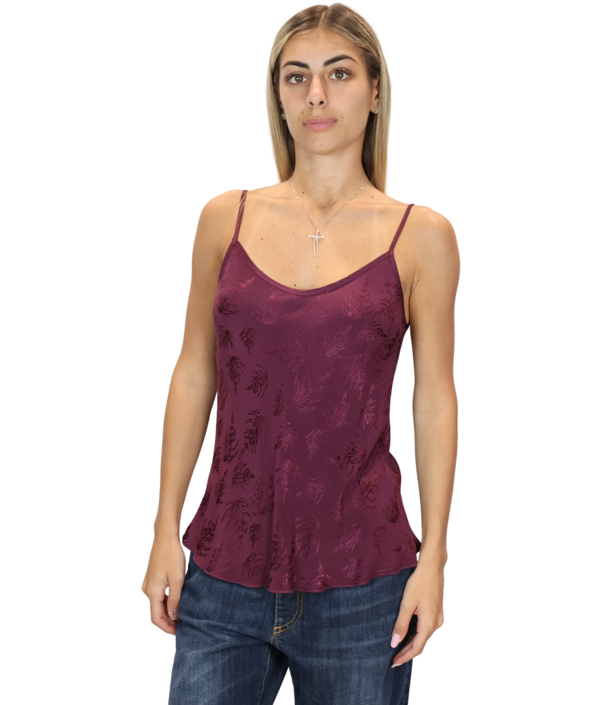 Dixie Top Melanzana da Donna