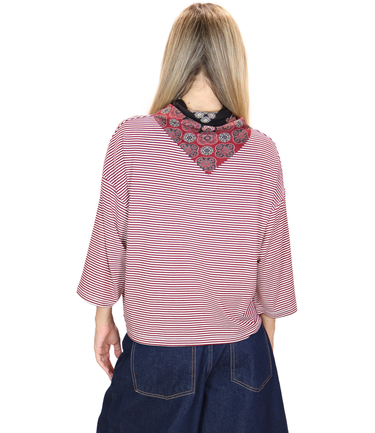 Dixie T-Shirt Bordeaux da Donna