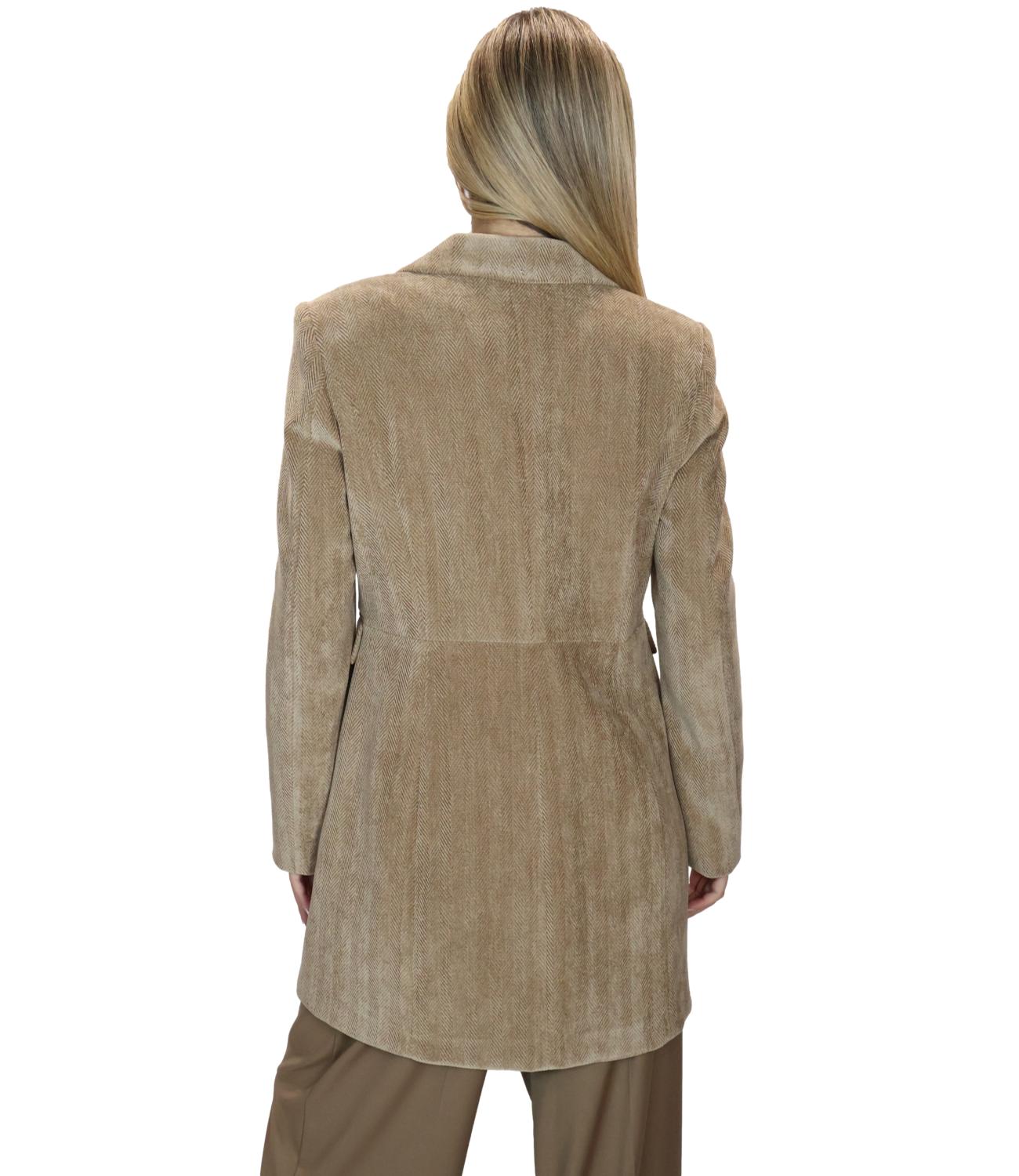 Emme Marella Giaccone Beige da Donna