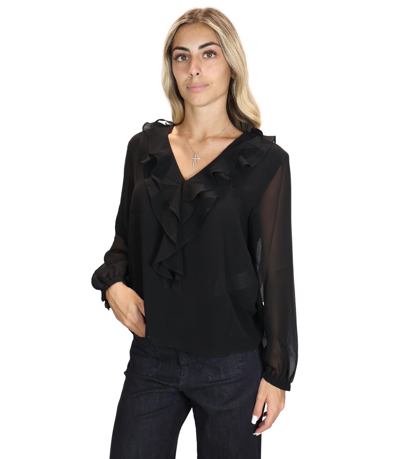 Emme Marella Camicia Nero da Donna