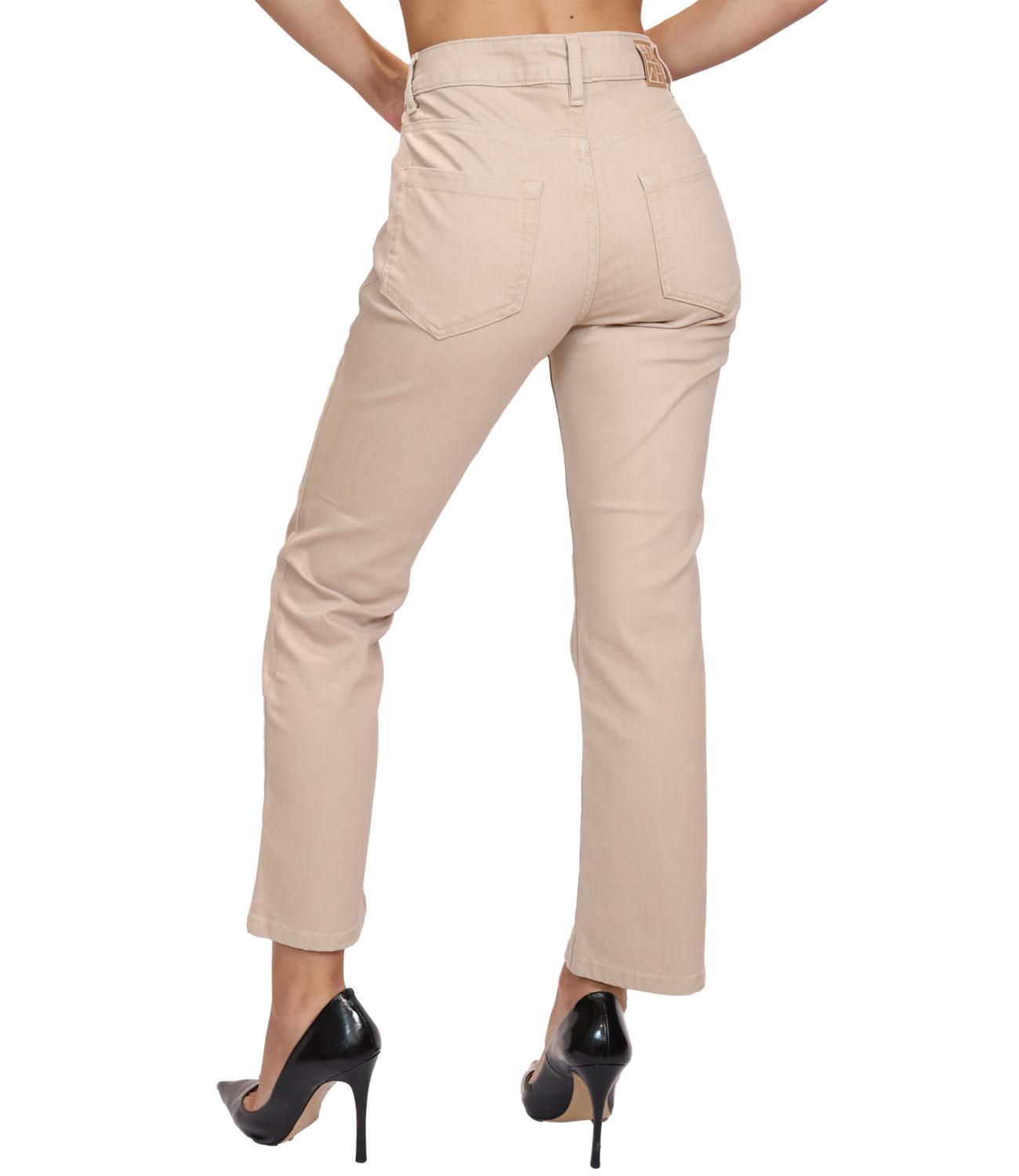 Emme Marella Pantalone Ecru da Donna