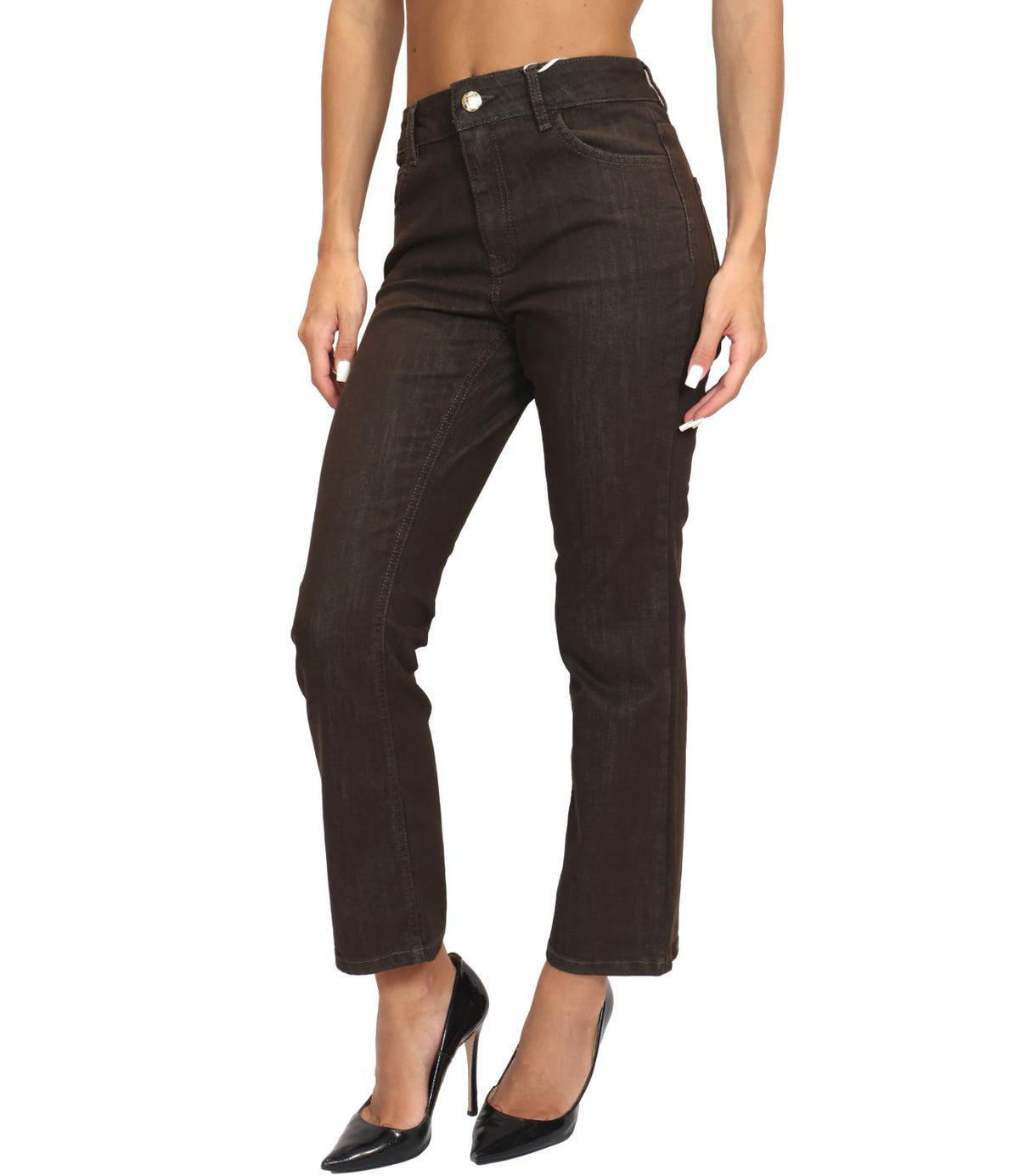 Emme Marella Pantalone Verde Sottobosco da Donna