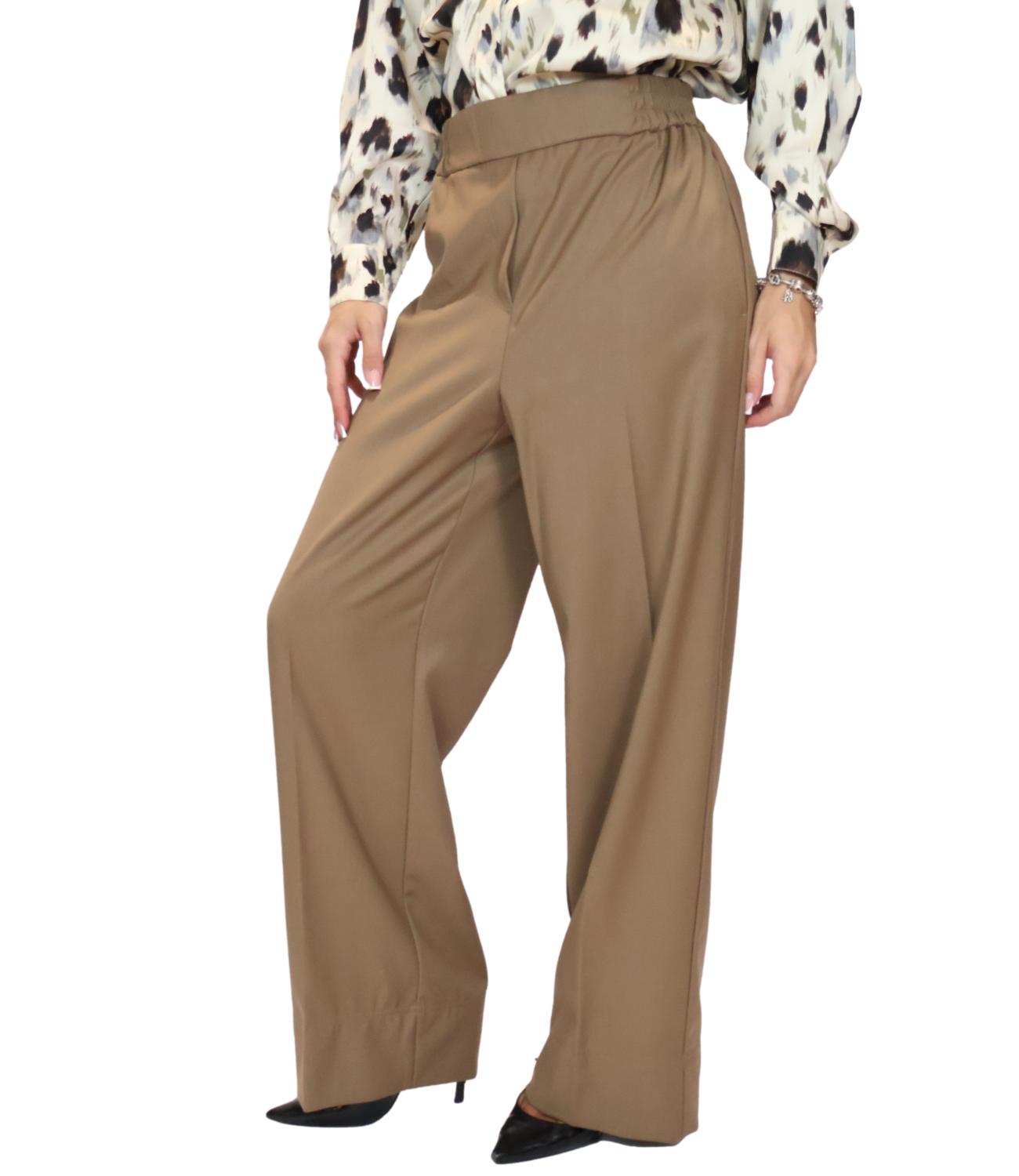Emme Marella Pantalone Beige da Donna