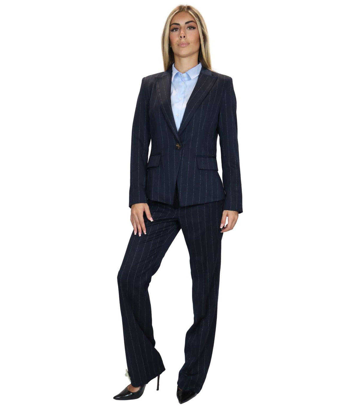 Emme Marella Pantalone Navy da Donna