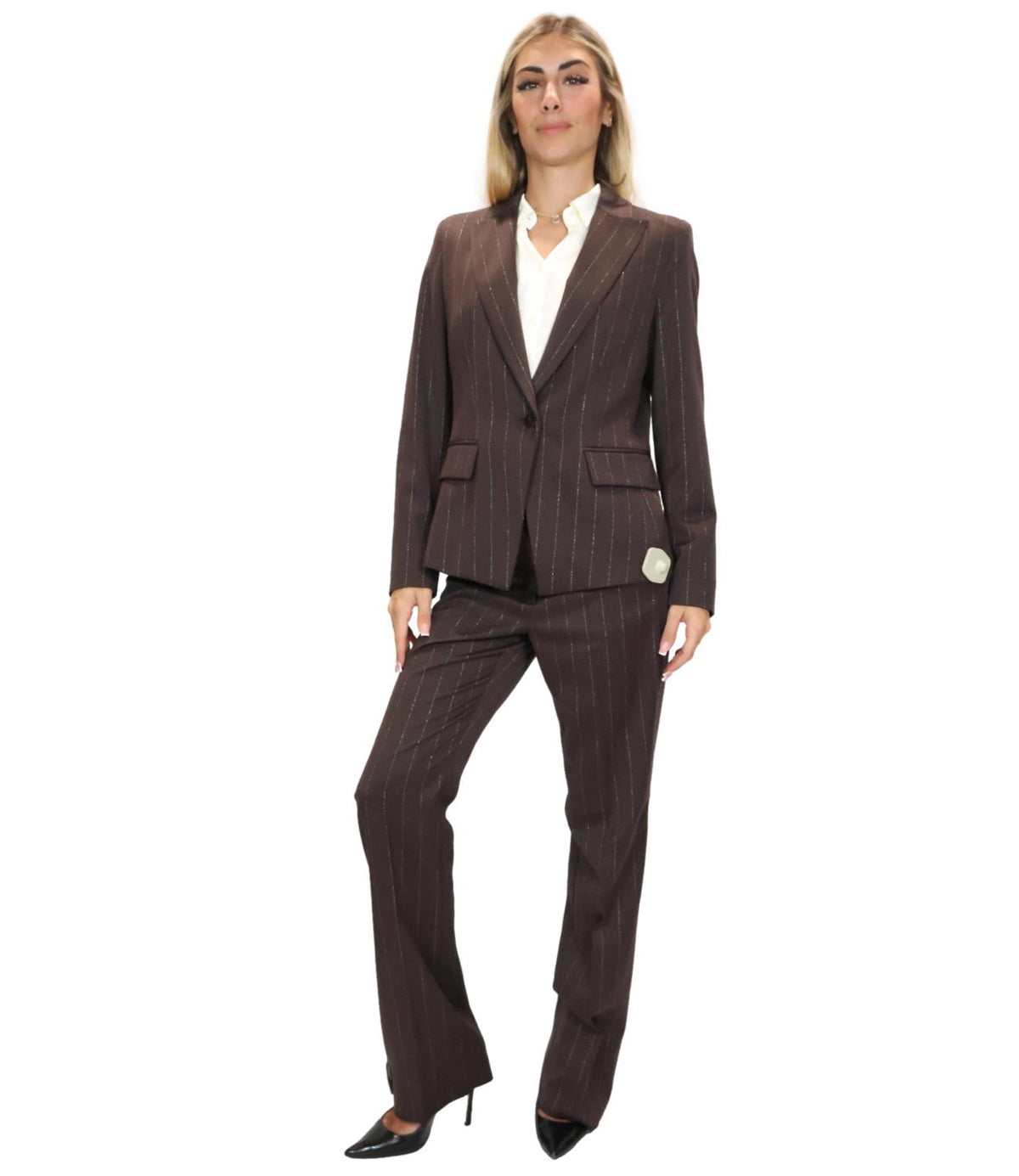 Emme Marella Pantalone Testa Di Moro da Donna
