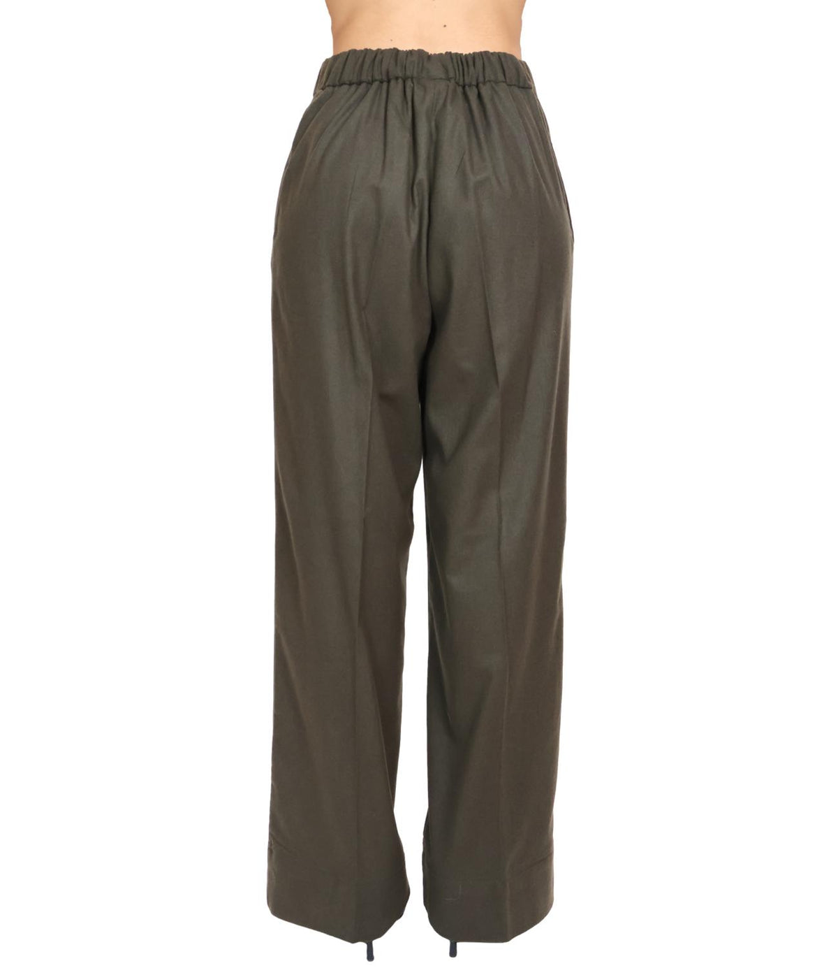 Emme Marella Pantalone Verde Militare da Donna