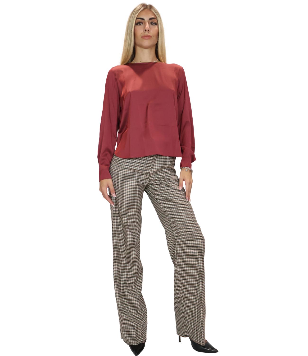 Emme Marella Pantalone Bianco Lana da Donna