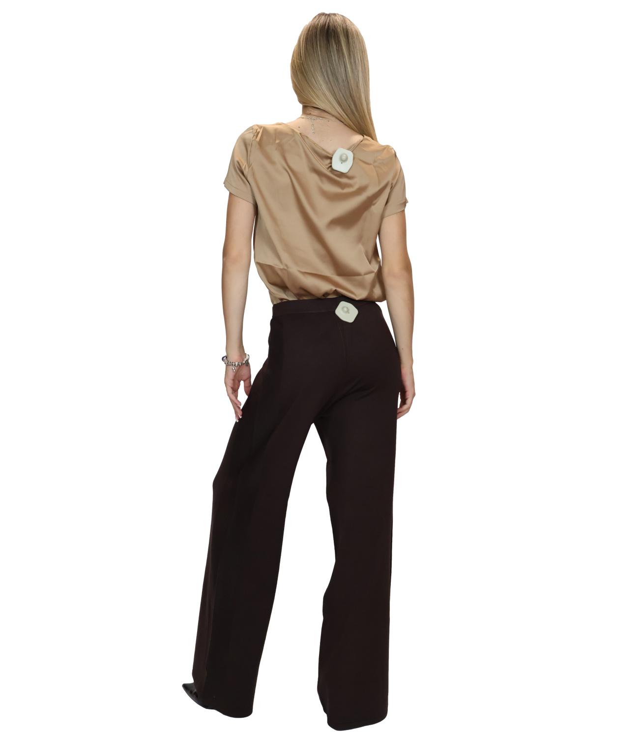 Emme Marella Pantalone Testa Di Moro da Donna