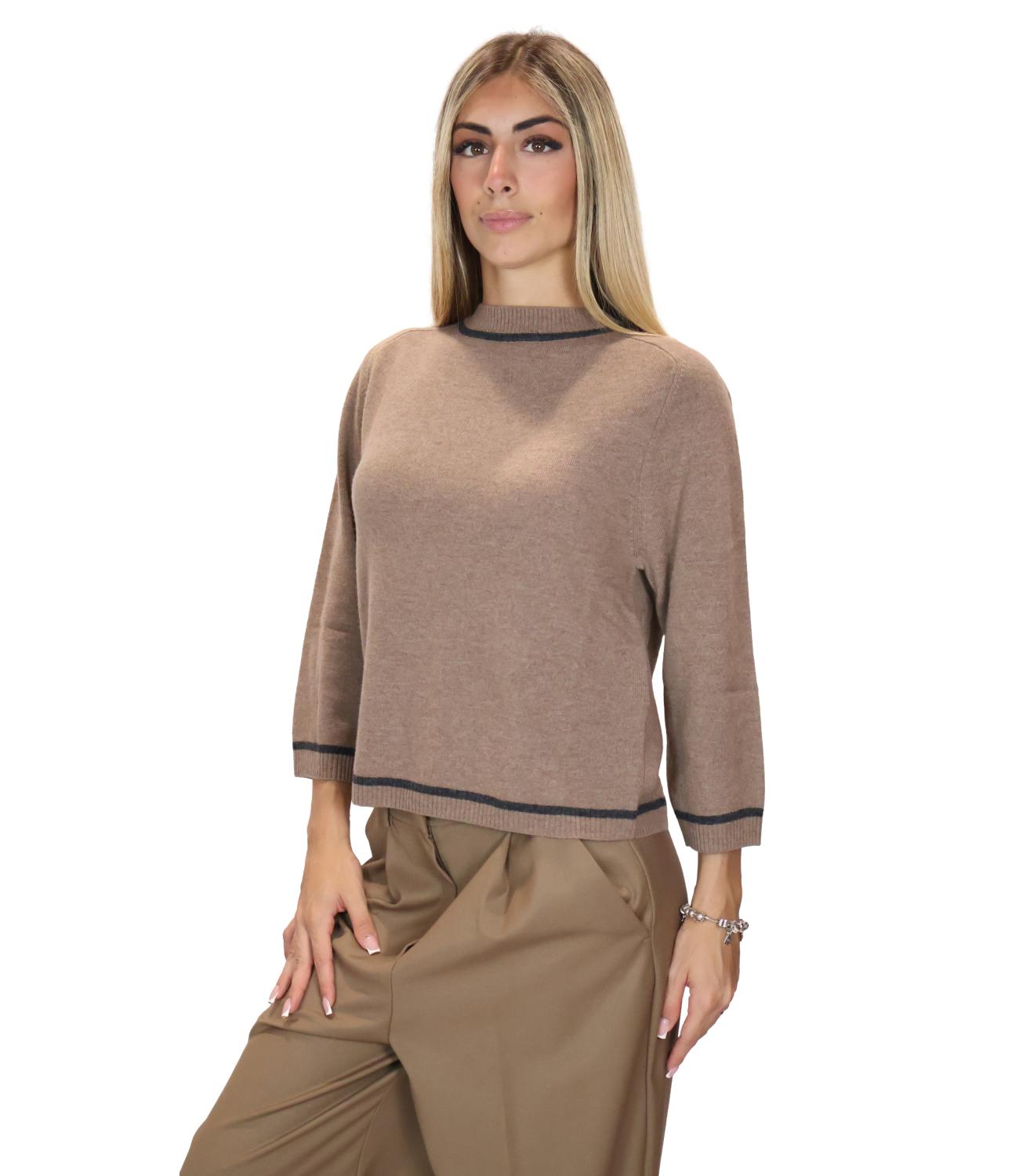 Emme Marella Maglia Tortora da Donna
