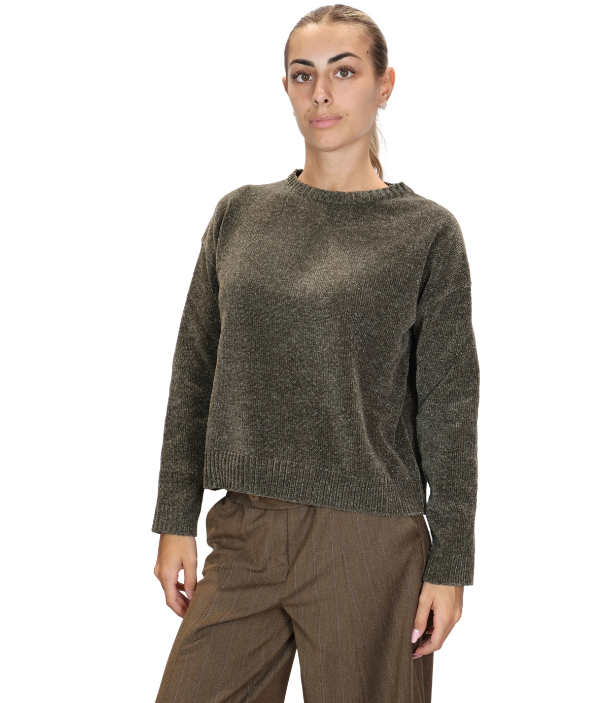 Emme Marella Maglia Verde Bosco da Donna