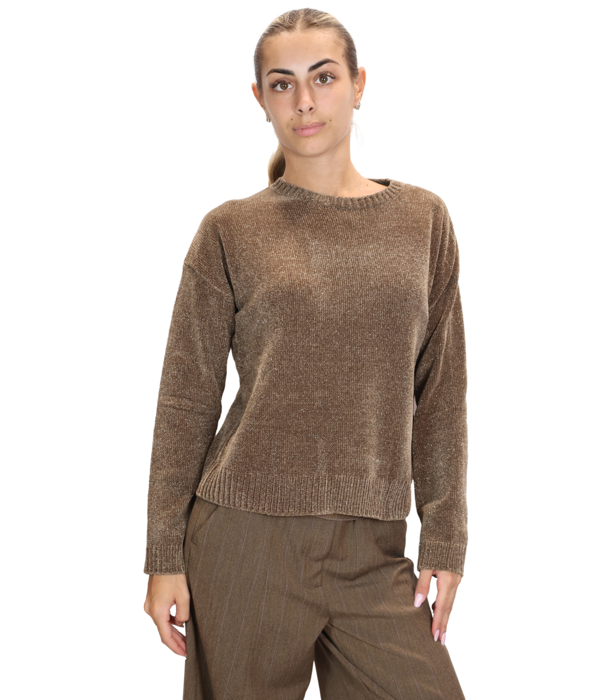 Emme Marella Maglia Marrone da Donna