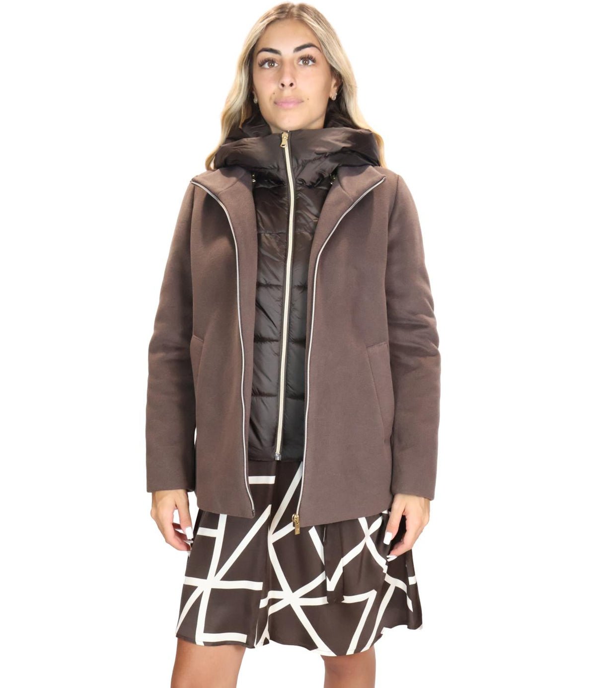 Emme Marella Imbottito Marrone da Donna
