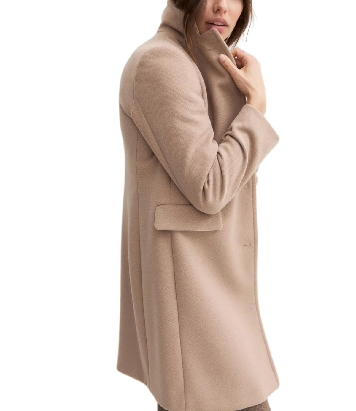 Emme Marella Cappotto Nocciola da Donna