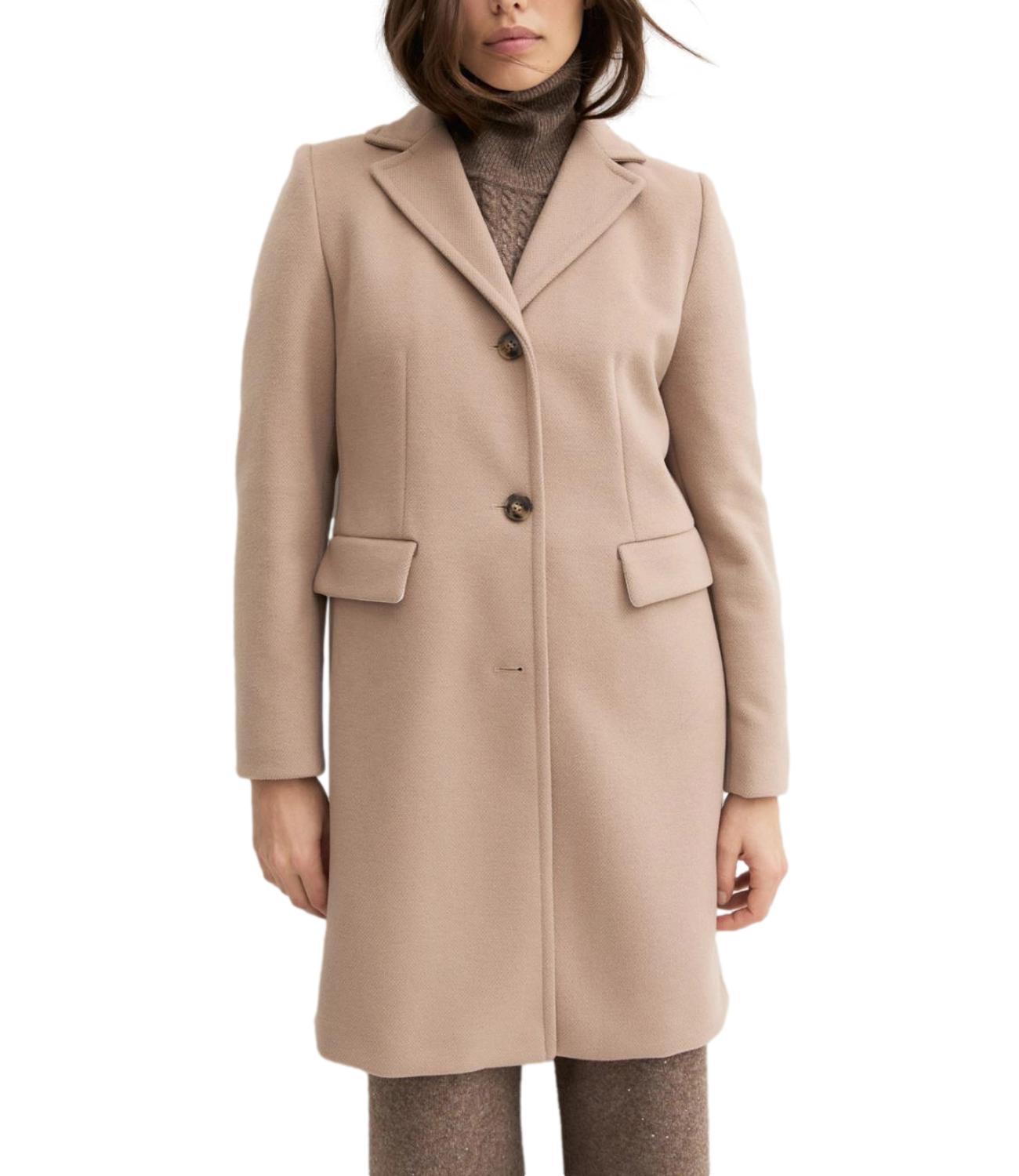 Emme Marella Cappotto Nocciola da Donna