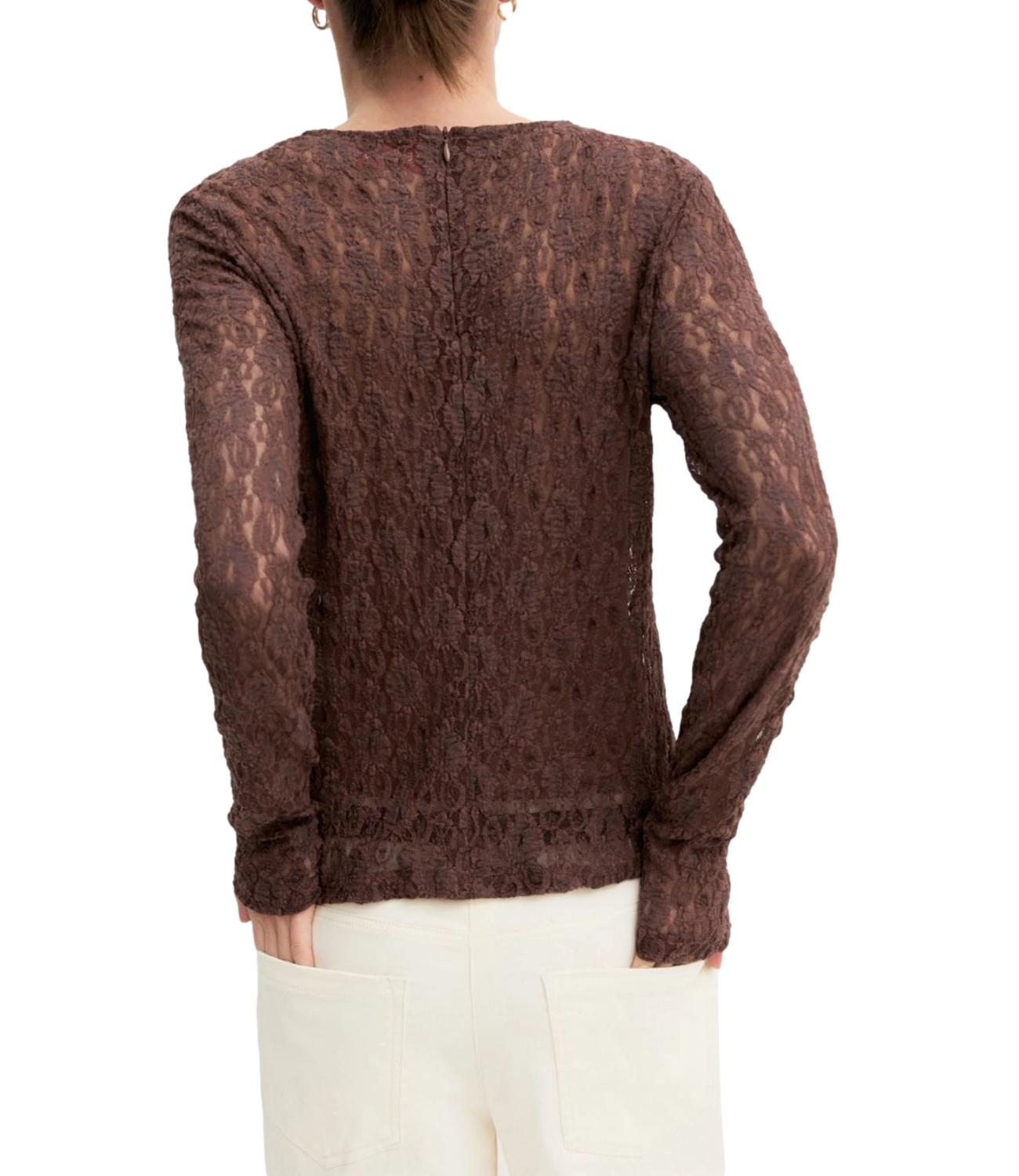 Emme Marella T-Shirt Marrone da Donna