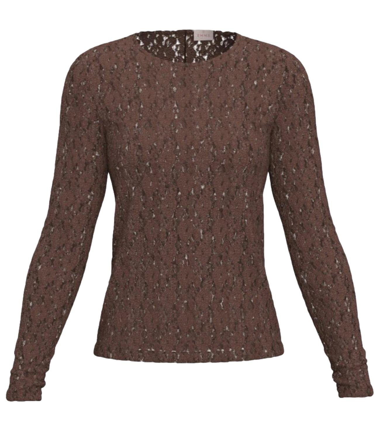 Emme Marella T-Shirt Marrone da Donna