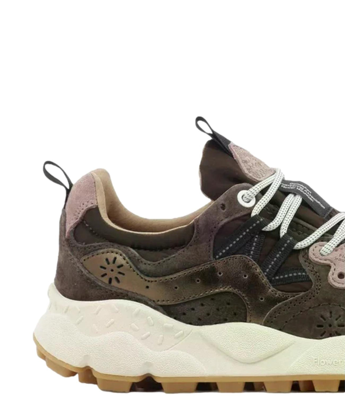 Flower Mountain Sneakers Brown/bronze/pink da Donna