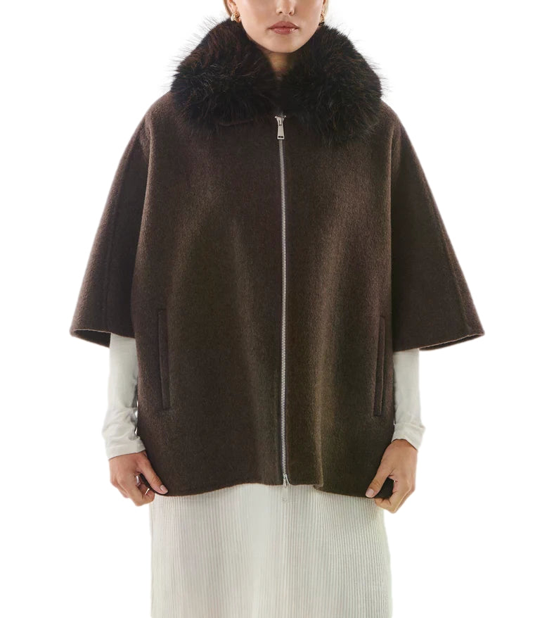 Giovanni Paris Giacca Marrone da Donna