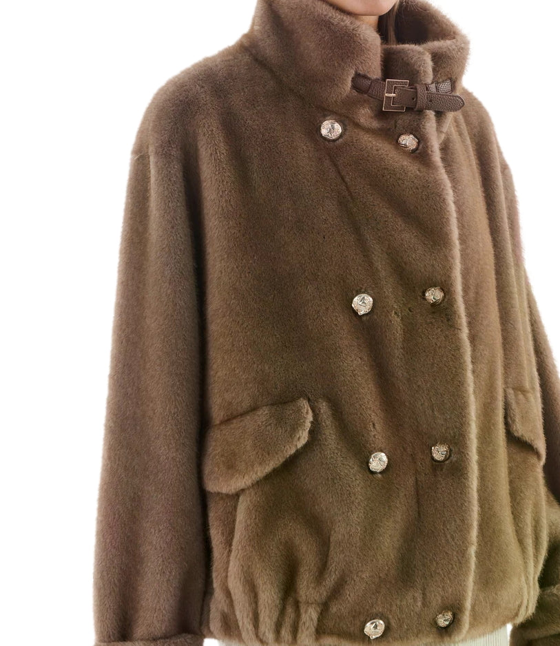 Giovanni Paris Giacca Sable da Donna