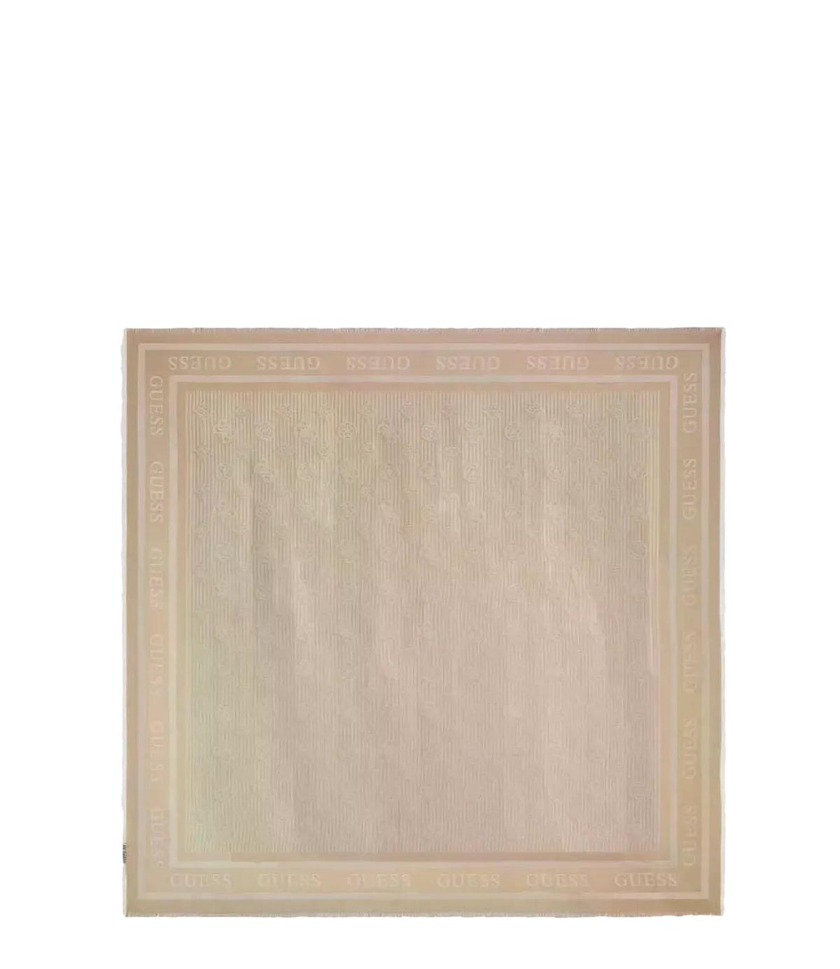 Guess Sciarpa/Foulard Beige Logo da Donna