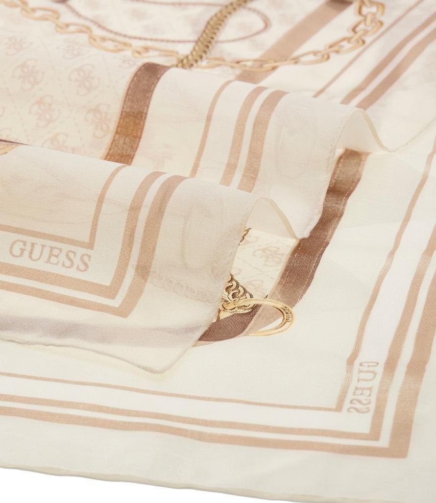 Guess Sciarpa/Foulard Off White da Donna