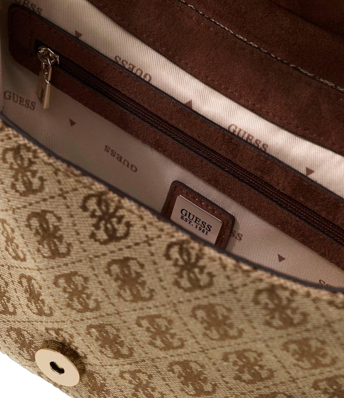 Guess Borsa Latte Logo/brown da Donna