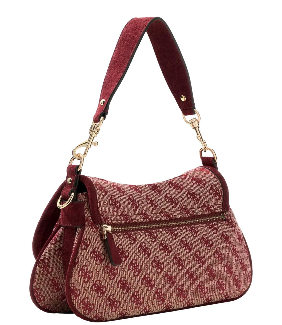 Guess Borsa Merlot Logo da Donna