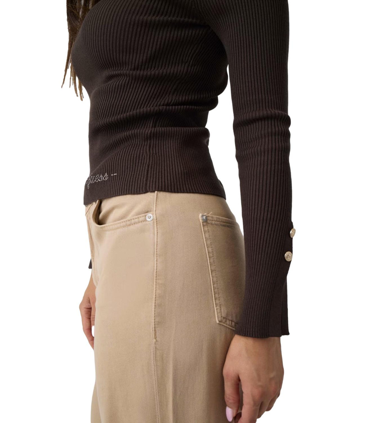 Guess Maglia Dark Coffee da Donna