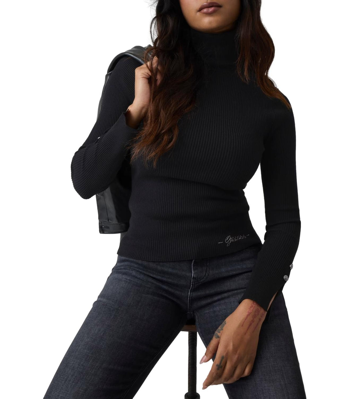 Guess Maglia Jet Black A996 da Donna