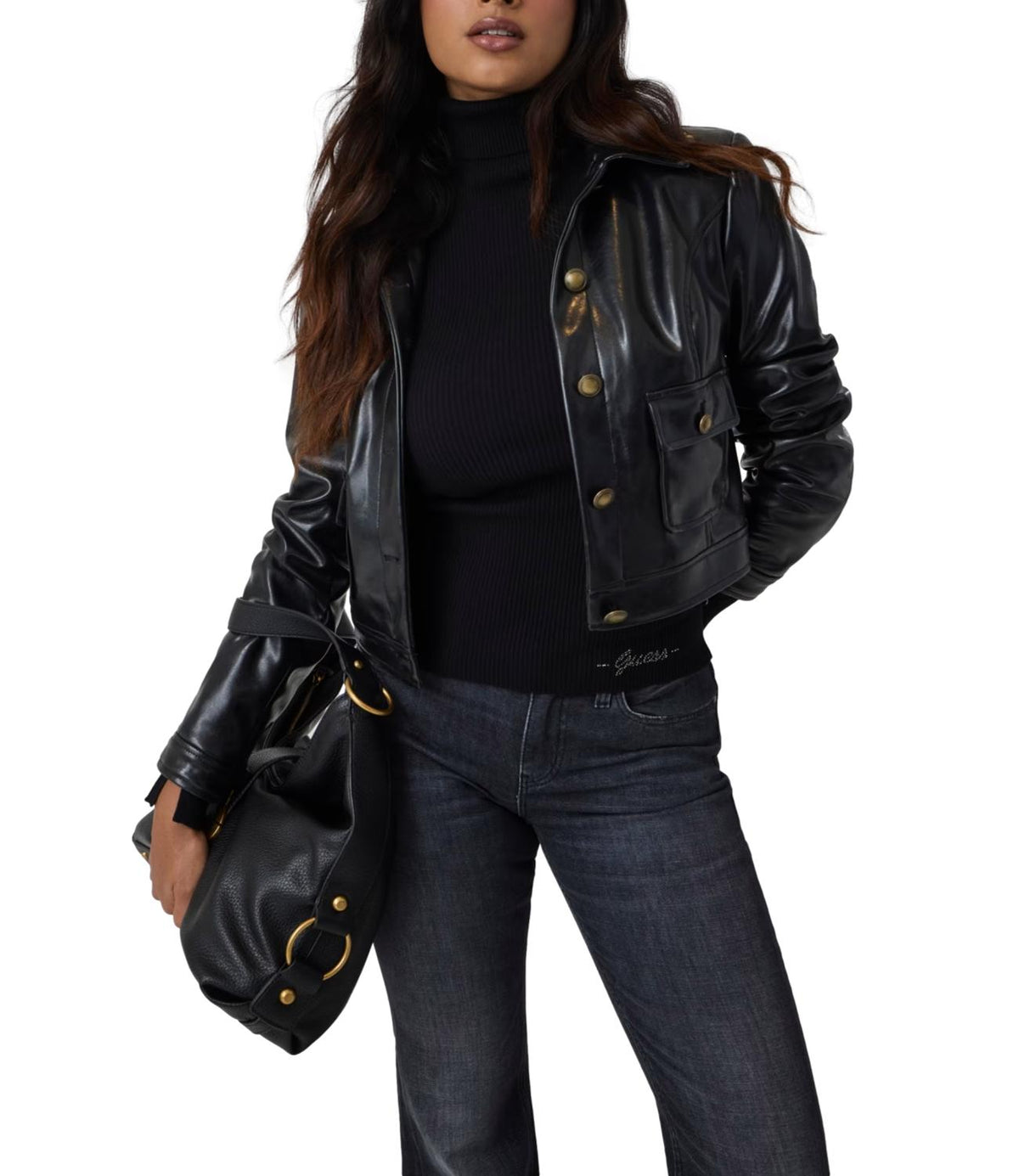 Guess Maglia Jet Black A996 da Donna