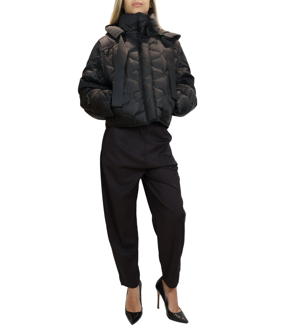 Have One Piumino Nero da Donna