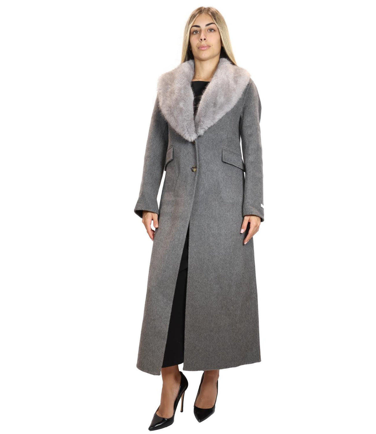 Have One Cappotto Grigio da Donna