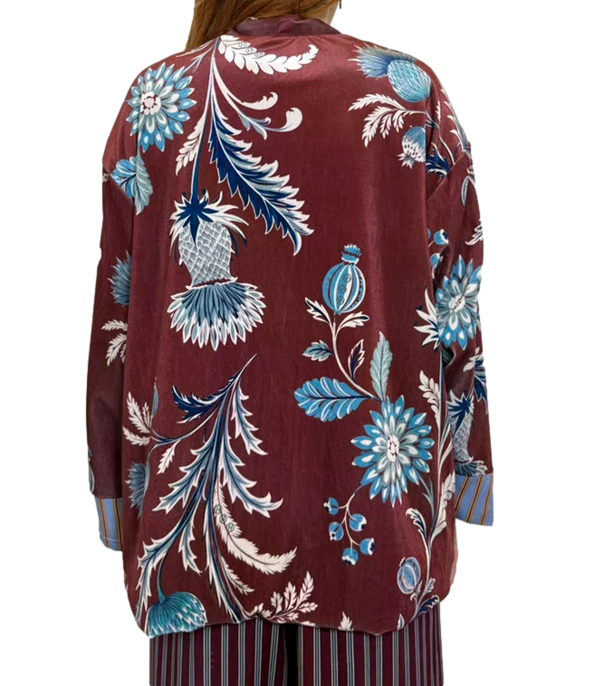 Have One Kimono Celeste da Donna