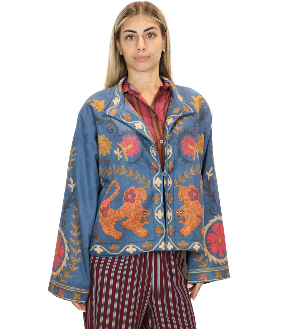 Have One Giacca Rigato da Donna