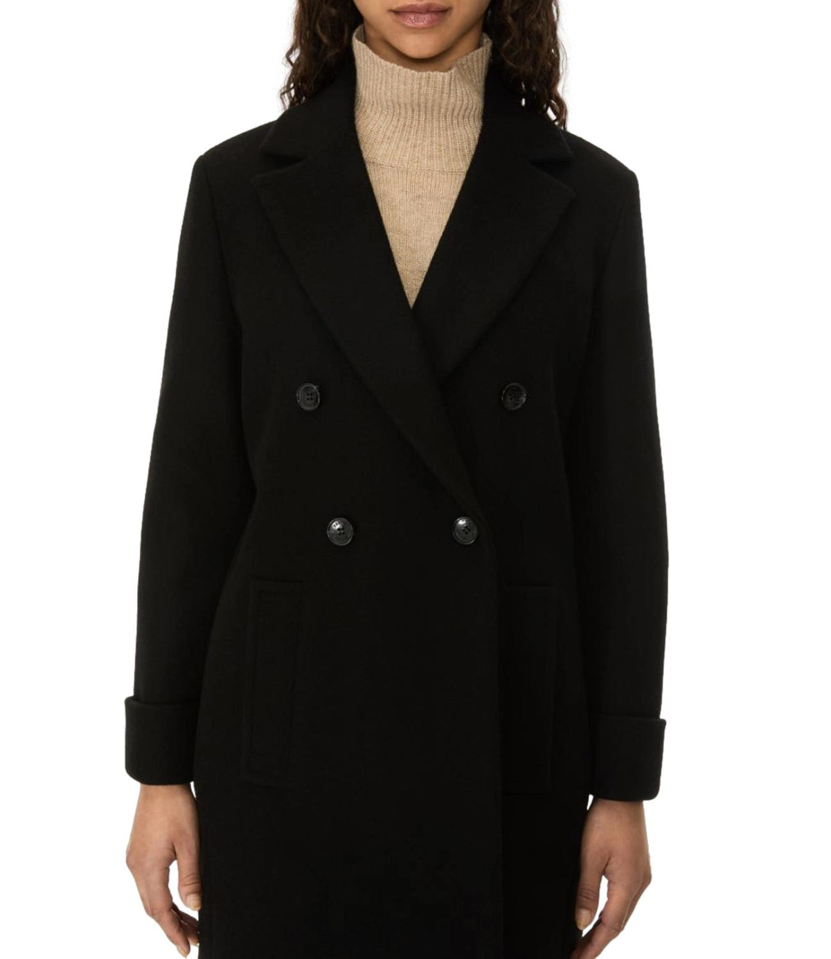 Iblues Cappotto Nero da Donna